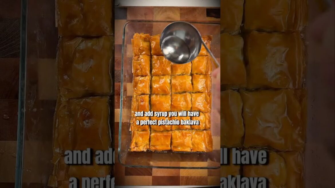 Elsie Style Pistachio Baklava Recipe