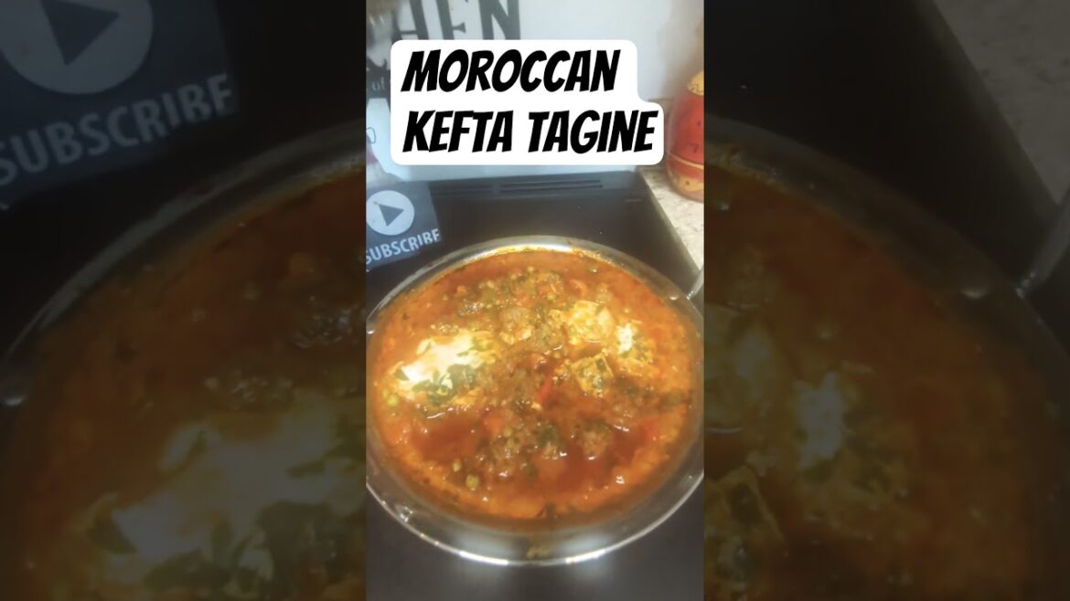 Moroccan kefta tagine