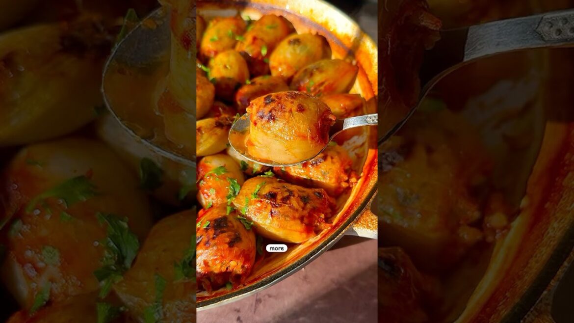 I bet you've never tried my STUFFED ONIONS! #onions #onionrecipes #recipes #dinnerideas