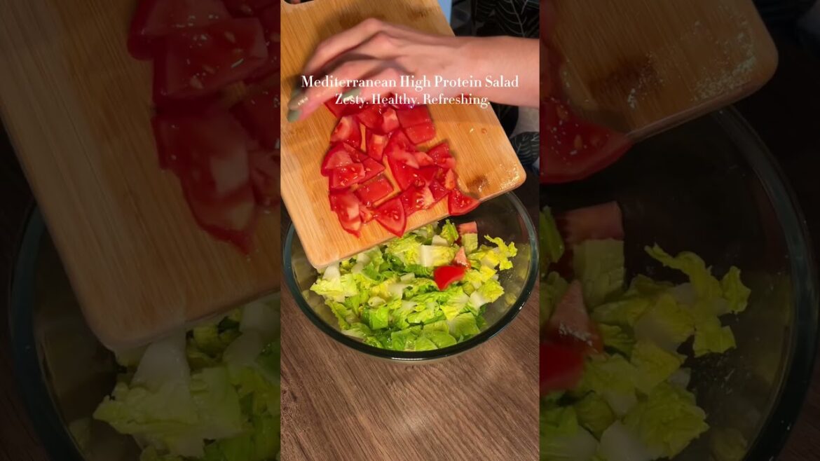 You HAVE to Try THIS Mediterranean High Protein Salad