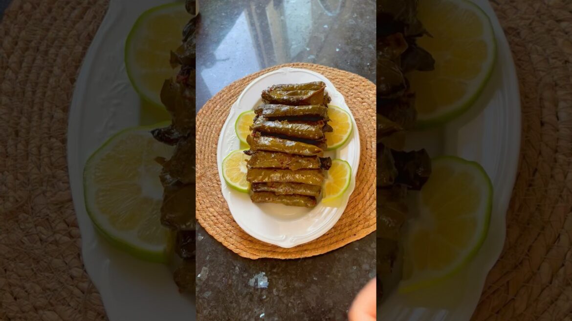 Zeytinyağlı yaprak sarma tarifi