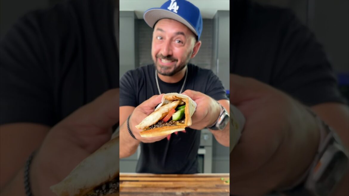 Za’atar Pita Snack #shorts #asmr