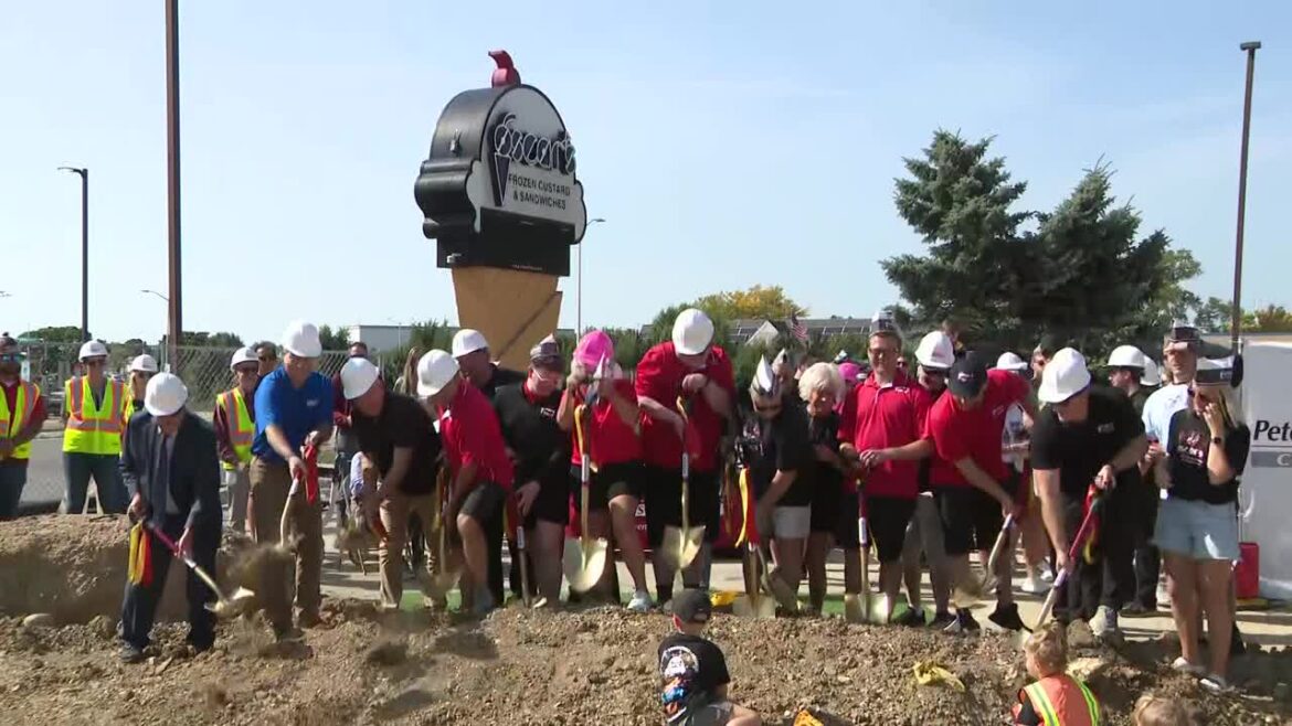 Waukesha Oscar's Frozen Custard groundbreaking; set to open early 2026