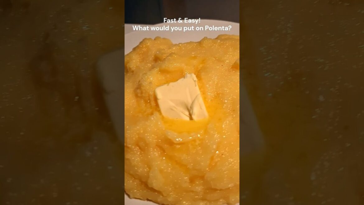 Traditional Italian Dish: Polenta / ASMR / Easy 10s Recipe #asmr #shorts #glutenfree #italianfood Traditional Italian Dish: Polenta / ASMR / Easy 10s Recipe #asmr #shorts #glutenfree #italianfood