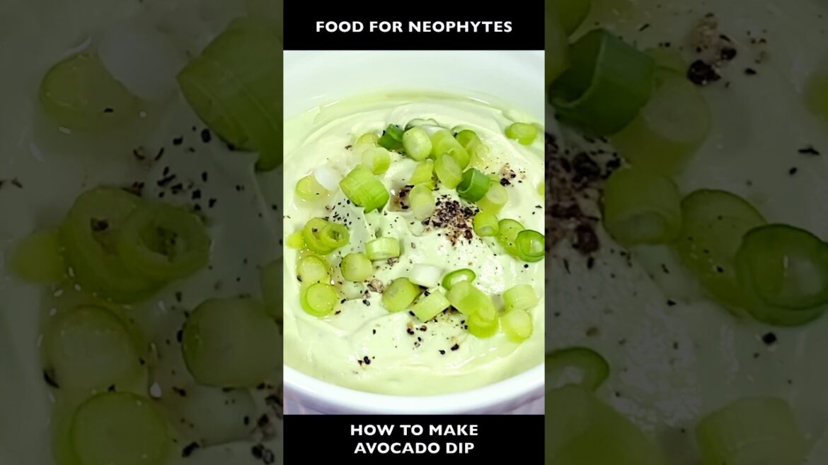 How to Make the Creamiest Avocado Dip - Super Easy!