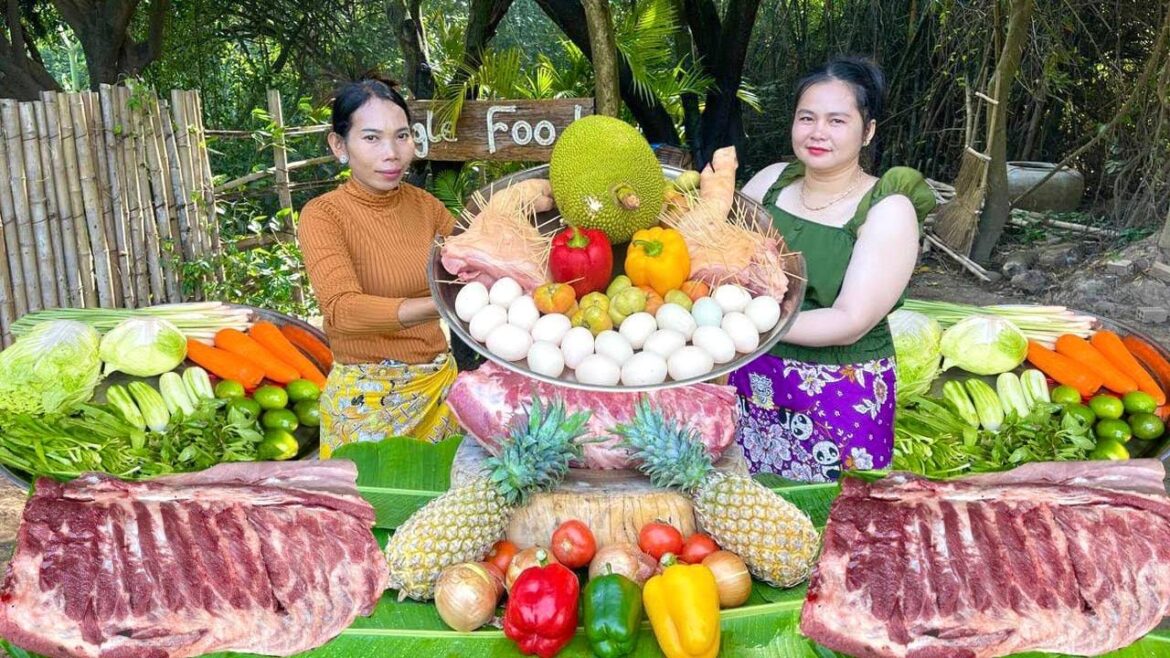 Sticky Pork Ribs Recipe | Braised Pork Ribs with Vegetables | Delicious Food