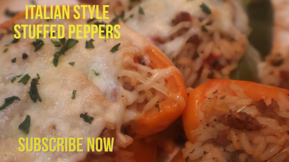 Tasty ITALIAN Style Stuffed Peppers are a MUST!