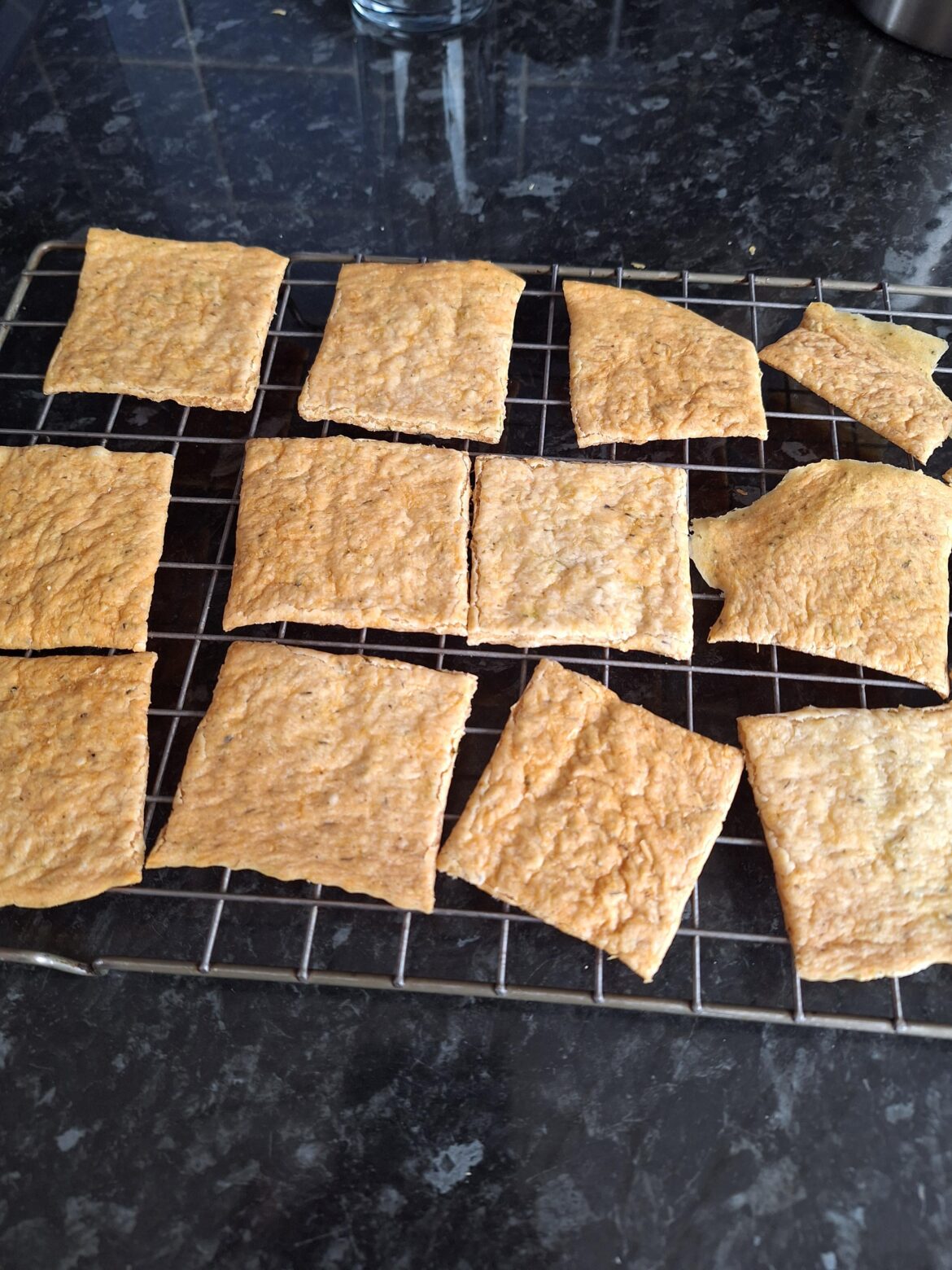 My first ever discard crackers