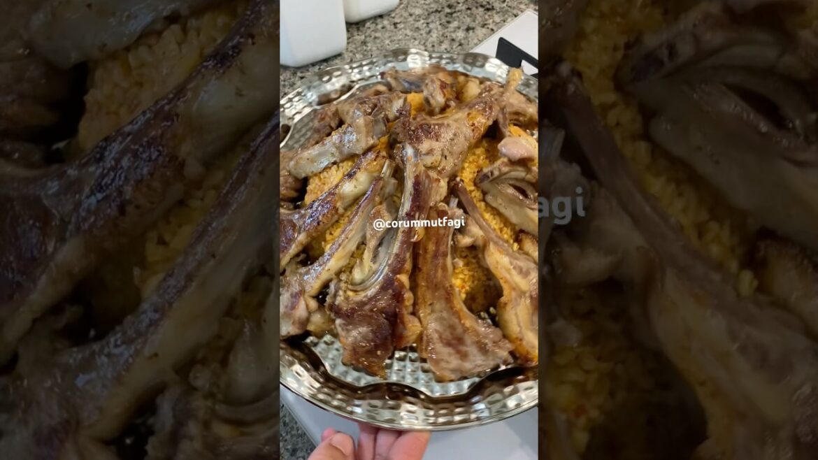 KUZU PİRZOLA VE BULGUR PİLAVI #keşfetteyiz #reels #keşfet #cooking #recipe #fyp #food #mood #