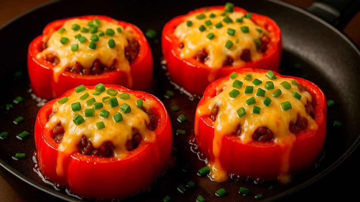 It's so delicious that I make it almost every day! Simple bell pepper recipe!
