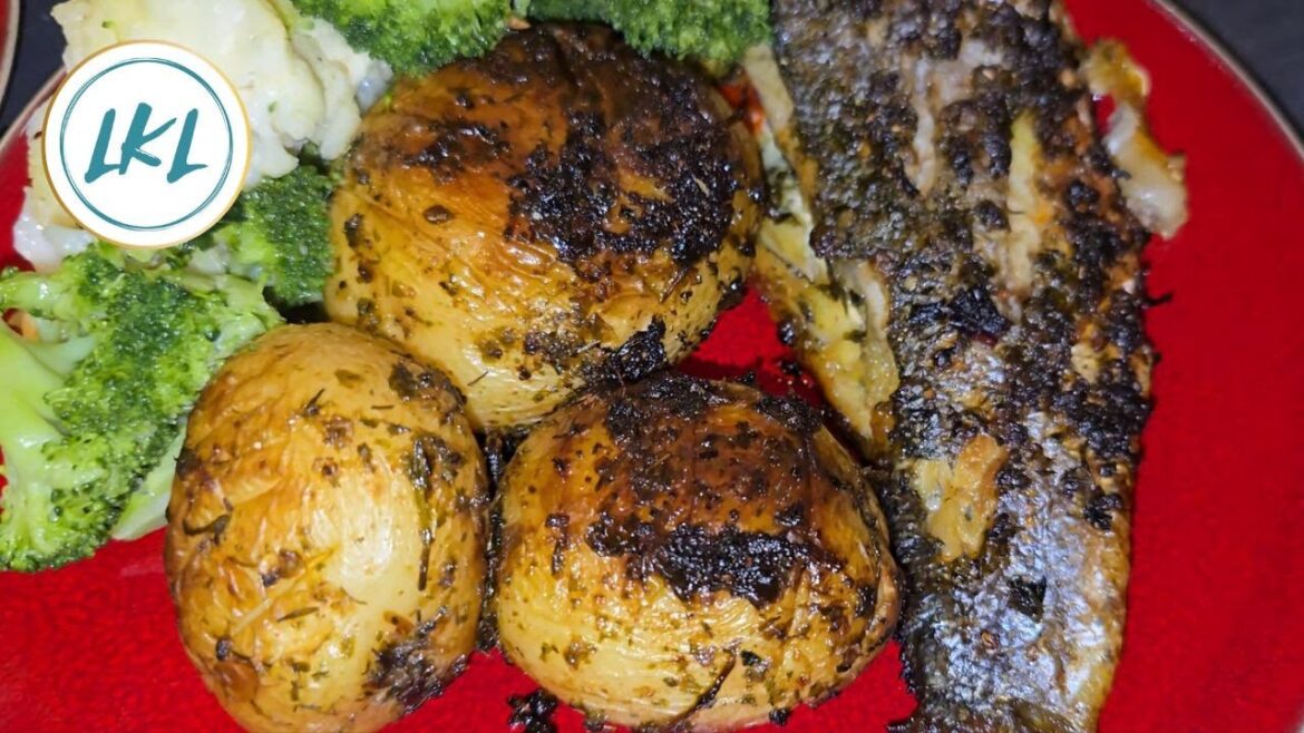 Roast Potatoes marinated with Garlic Butter