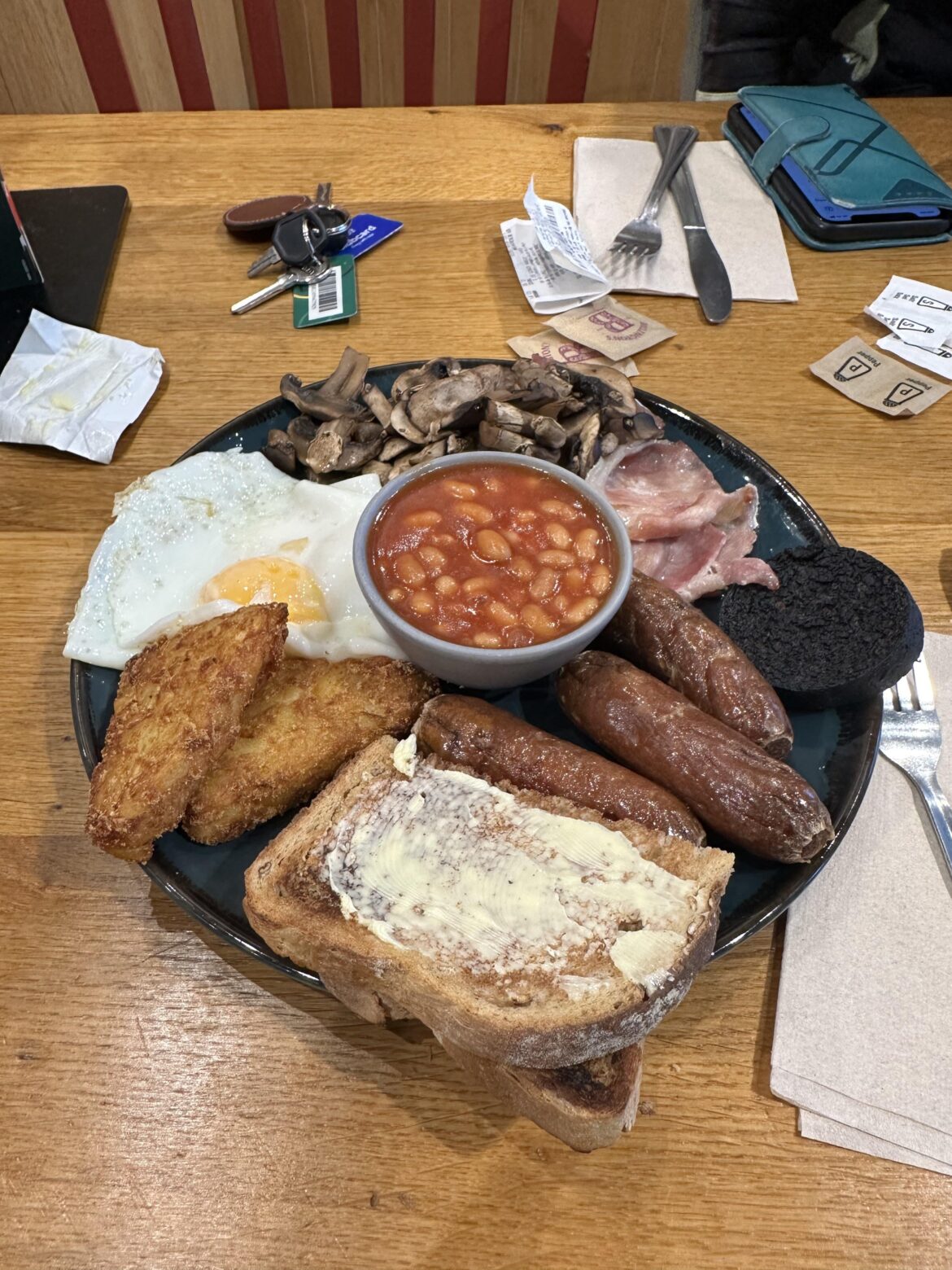 Morrisons big breakfast £8.75