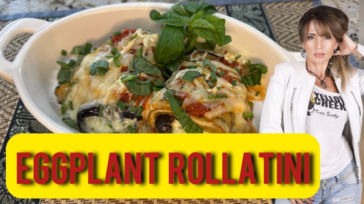 Italian Eggplant Rollatini with Ricotta and Mozzar