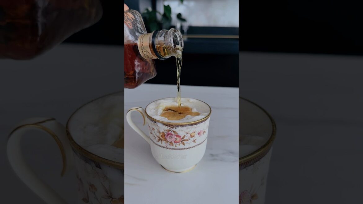 How to make BOOZY espresso affogato shots! (Gelato + Espresso) #coffeelover #cocktailrecipe #shorts