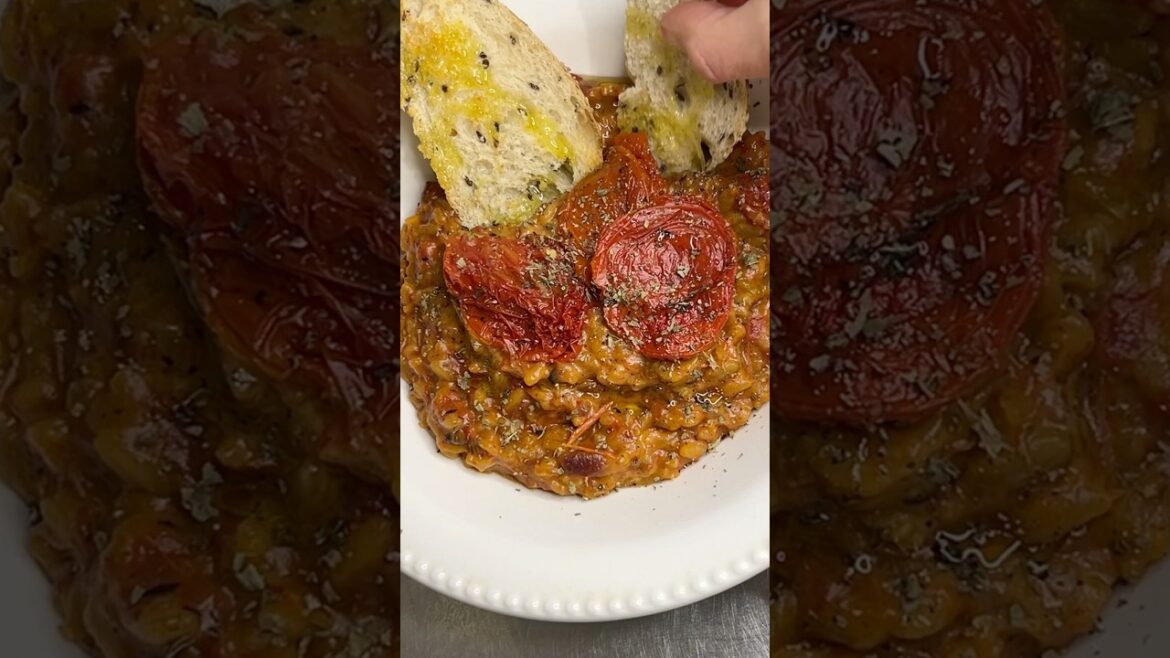 Risotto de tomates secos