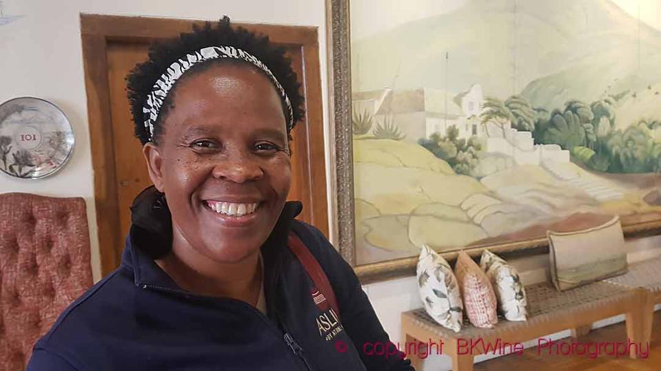 Ntsiki Biyela, founder of Aslina Wines in Stellenbosch