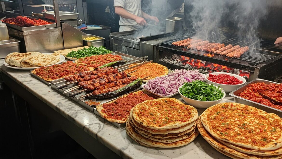 Authentic Turkish Kebab Making! Lahmacun & Grill Varieties – Full Process Authentic Turkish Kebab Making! Lahmacun & Grill Varieties - Full Process