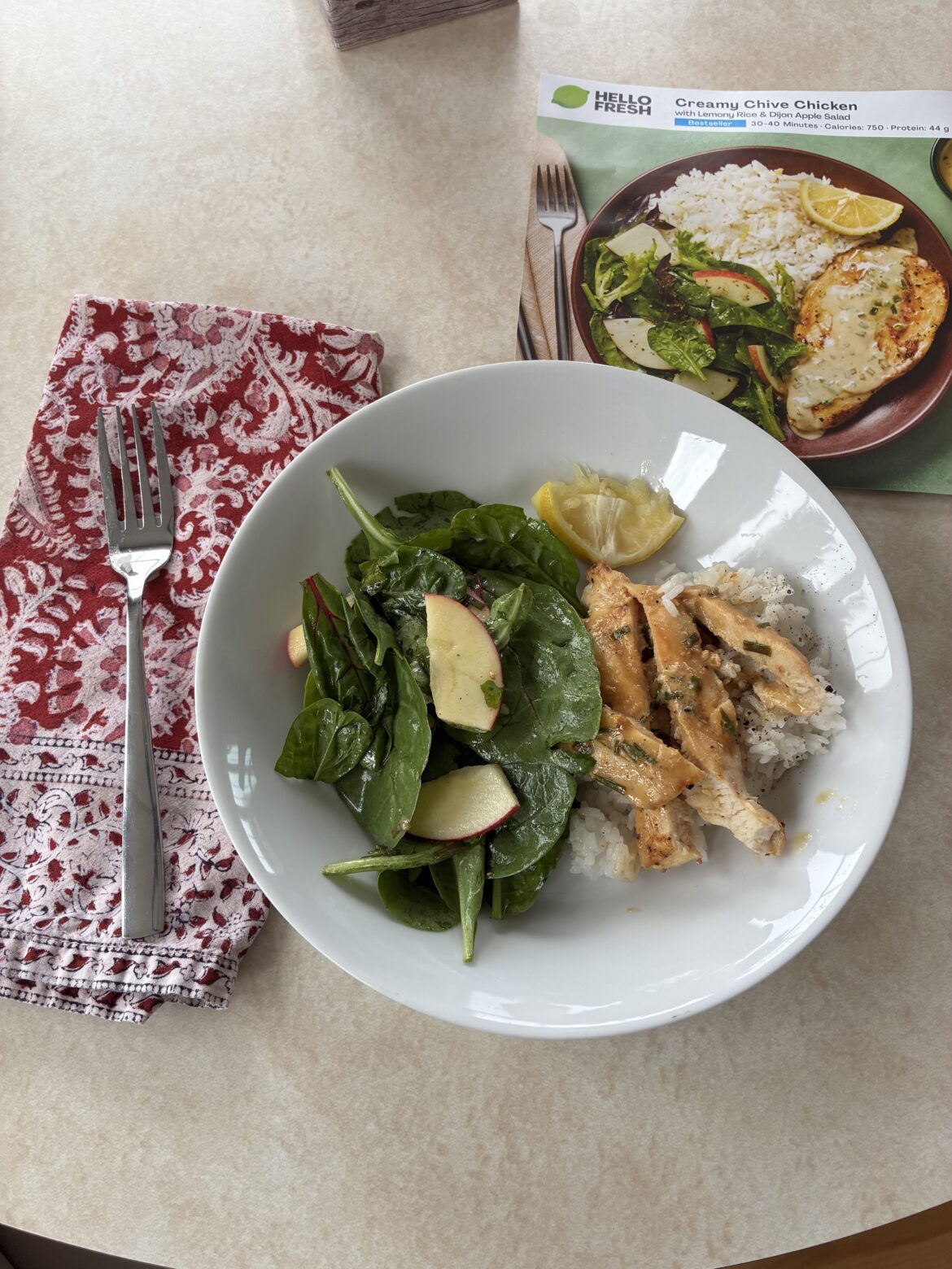 Creamy Chive Chicken.