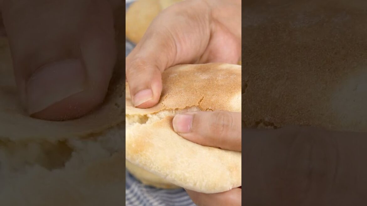 Easy Homemade Pita Bread Recipe | Soft & Fluffy Pita in Minutes