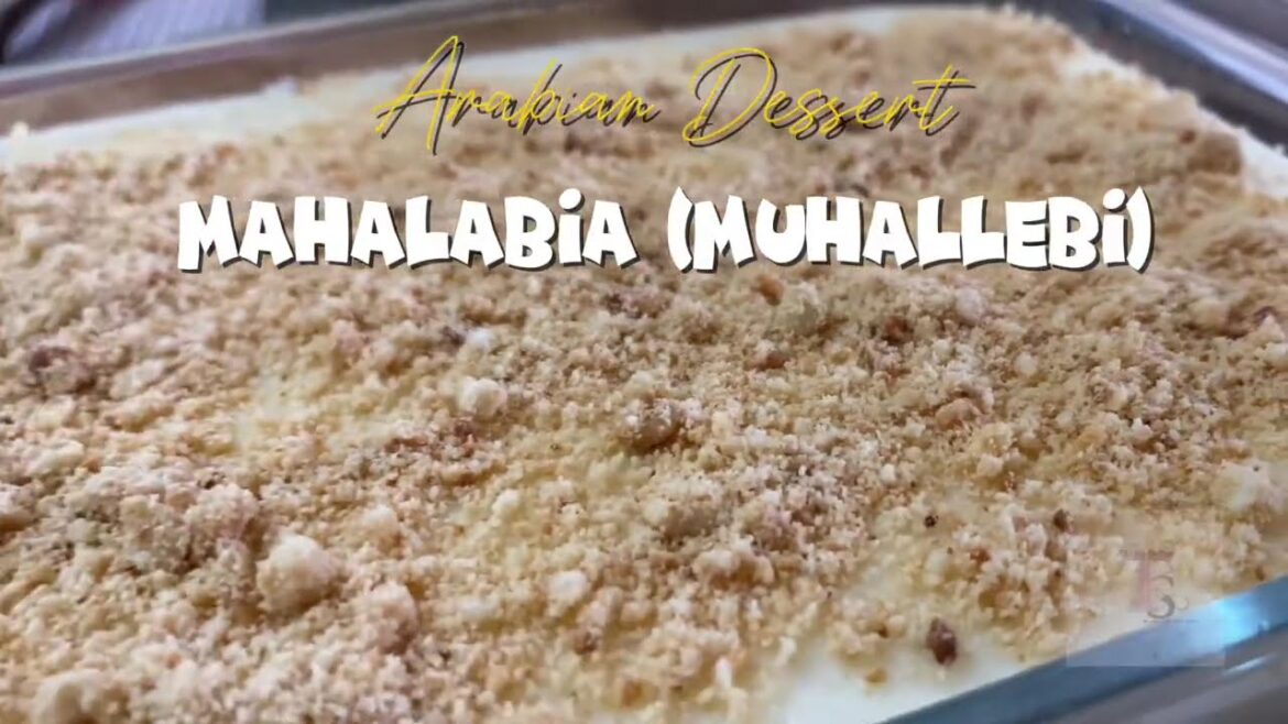 Mahalabia Arabian Dessert। Mahalabia Recipe। Arabian Sweets।Creamy Mahalabia। Arabic sweet dish