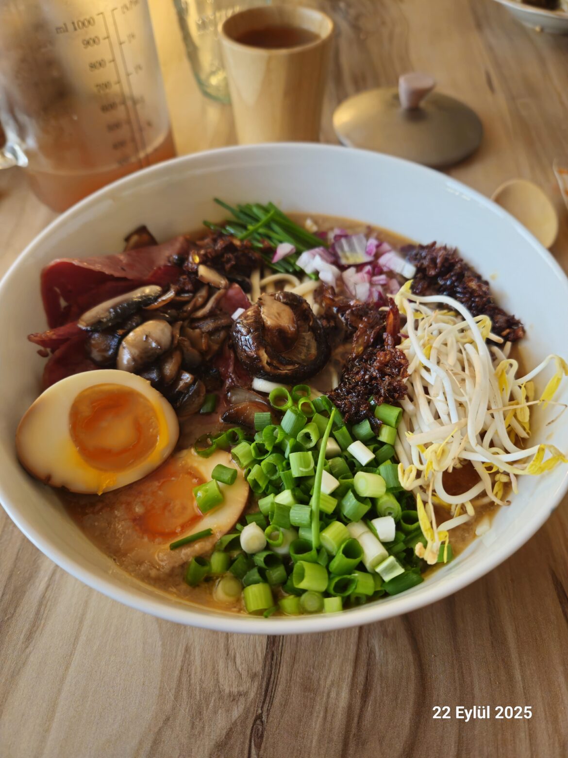 Homemade paitan ramen