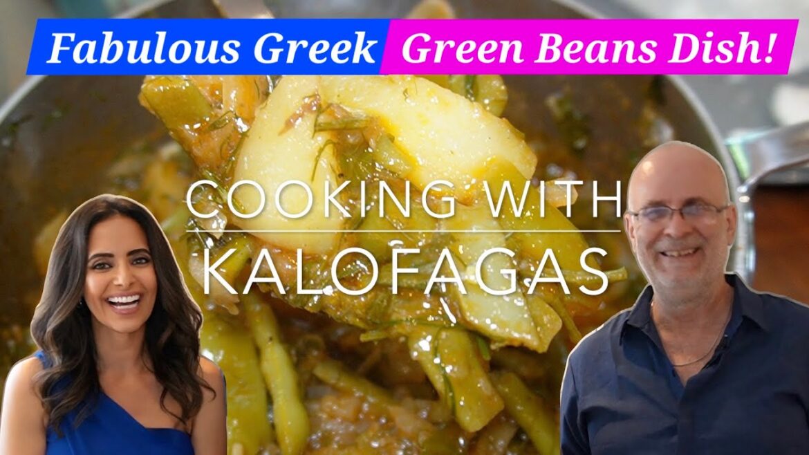 Easy & Fabulous Greek Green Beans aka Fasolakia Lathera! (Φασολάκια Λαδερά)