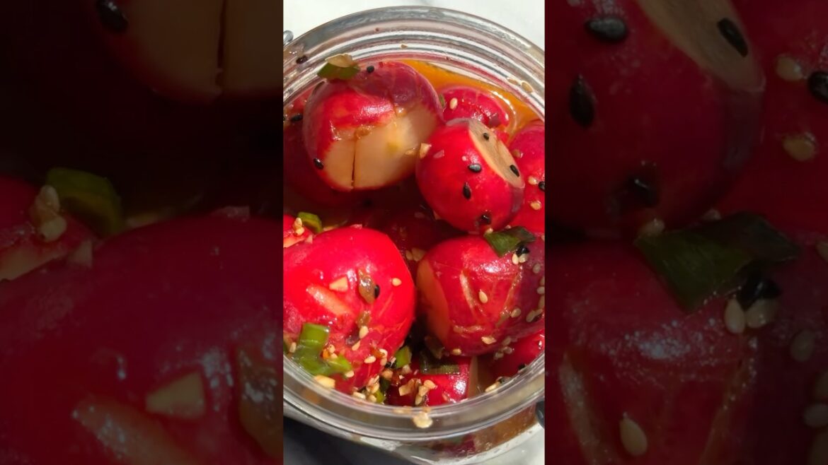 Spicy Asian Smashed Radish Salad