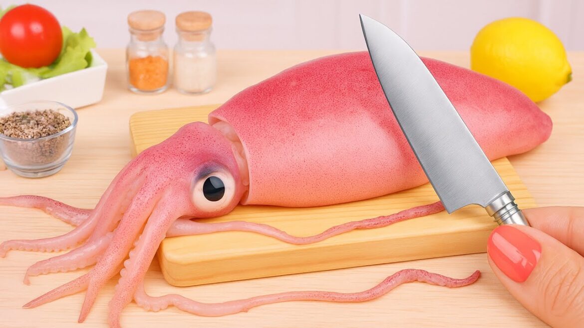 Best Of Moment Of Seafood | How To Make Miniature Stuffed Squid with Rice Korea Best Of Moment Of Seafood | How To Make Miniature Stuffed Squid with Rice Korea