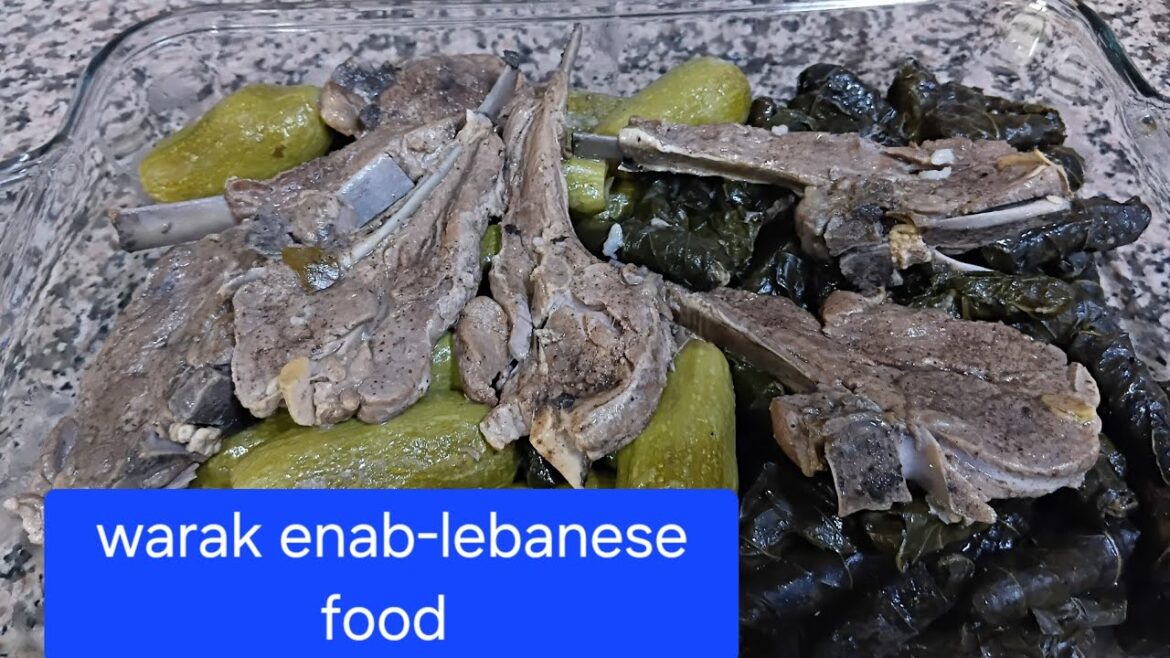 WARAK ENAB, LEBANESE NA PAGKAIN WARAK ENAB, LEBANESE NA PAGKAIN