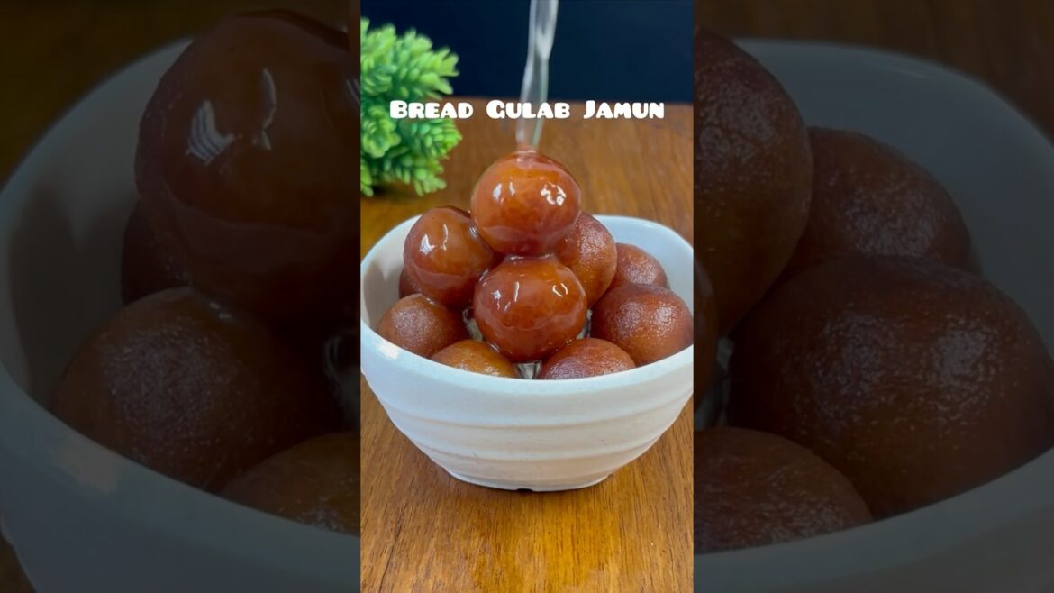 Bread Gulab Jamun #shorts #recipe Bread Gulab Jamun #shorts #recipe