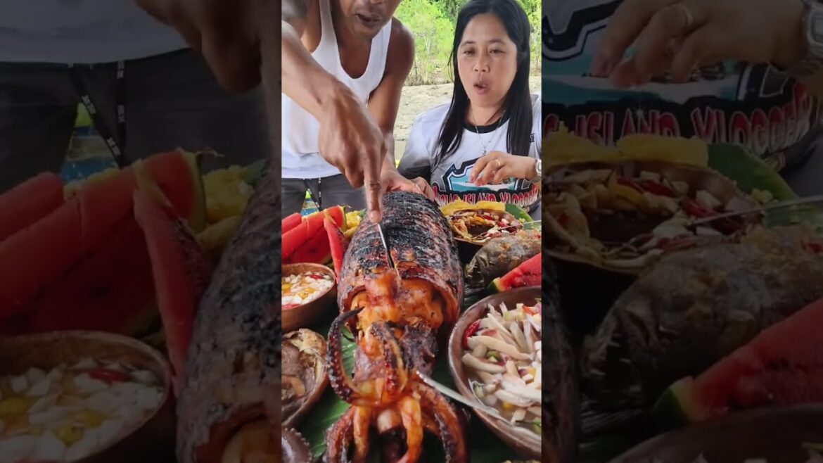 Epic Island Seafood Feast! Grilled Octopus, Stuffed Lechon & Fresh Tropical Fruits Filipino Mukbang Epic Island Seafood Feast! Grilled Octopus, Stuffed Lechon & Fresh Tropical Fruits Filipino Mukbang
