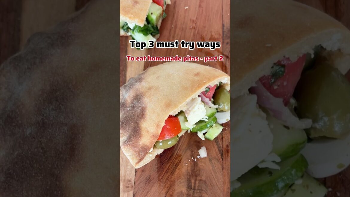 Quick & Tasty Pita Pockets | Healthy Veg meal in 5 Mins!