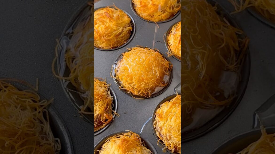 How to make Kataifi Galaktoboureko with Mastiha Syrup