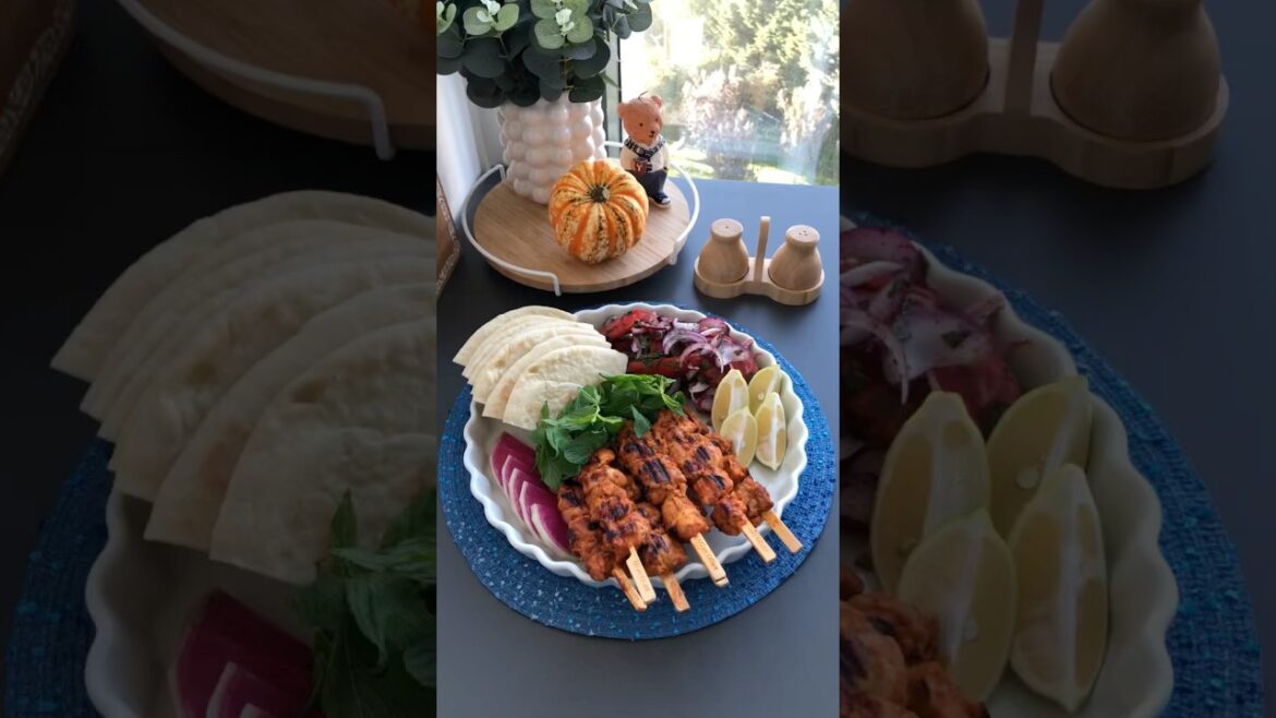 Turkish Chicken Kebab#food #cooking #kebab #chickenrecipe #chickenkabab #homemade #reels #shorts