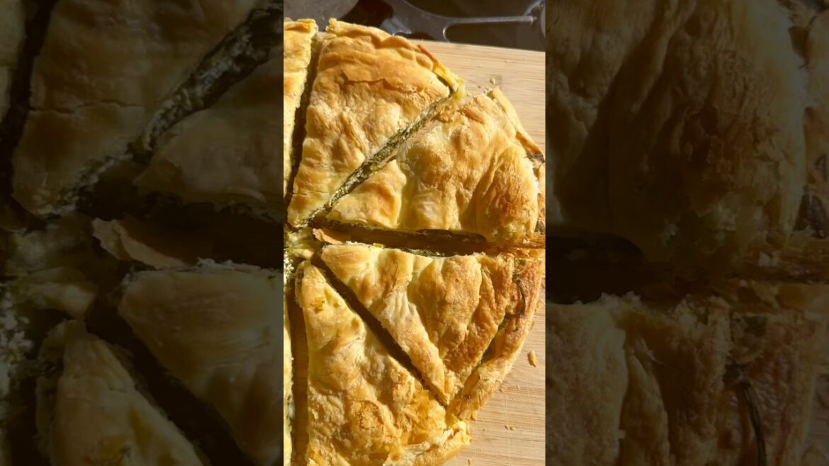 Filo made from scratch - spanakopita recipe