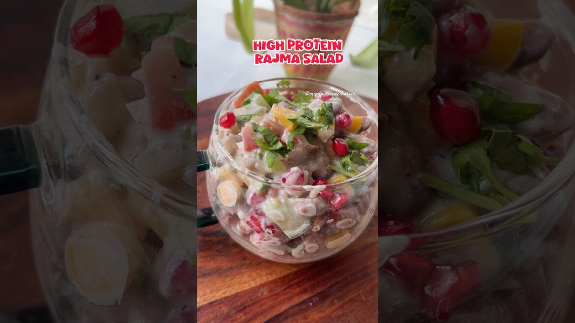 The Best High-Protein Rajma Salad✨ #rajma #salad #recipe pe