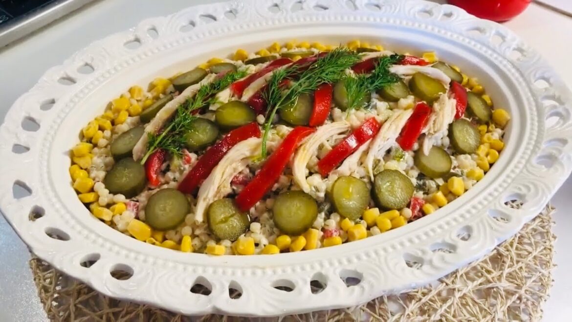 Kuskus Salatası Nasıl Yapılır ? | Makarna Salatası