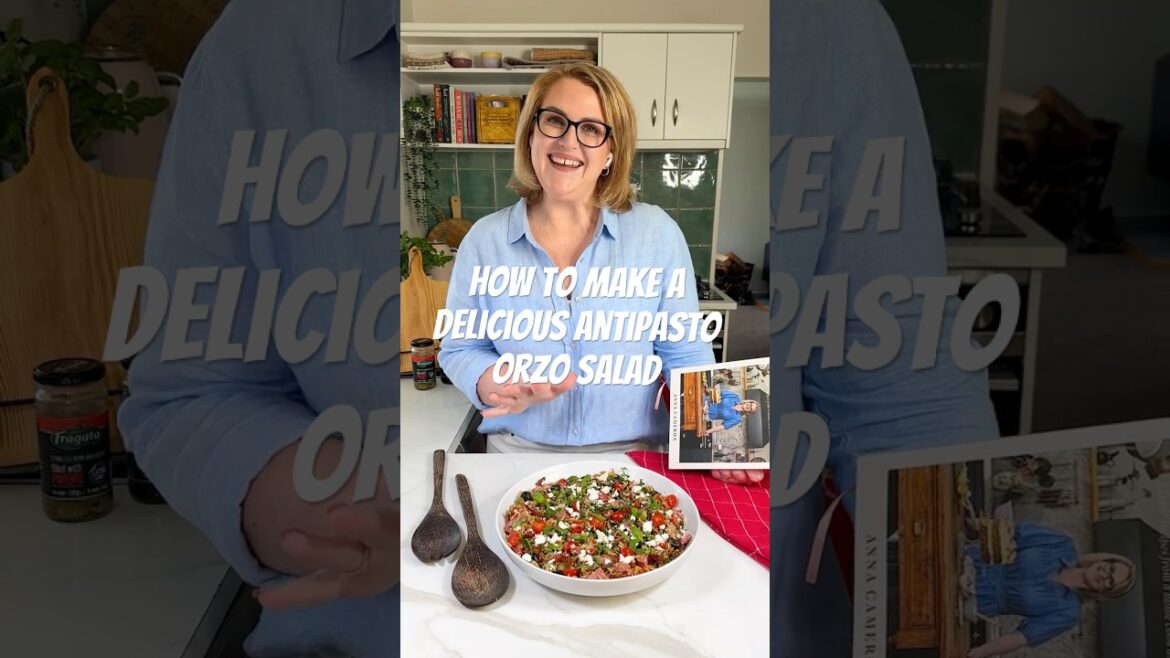 Antipasto Orzo Salad #recipe #salad #fragata