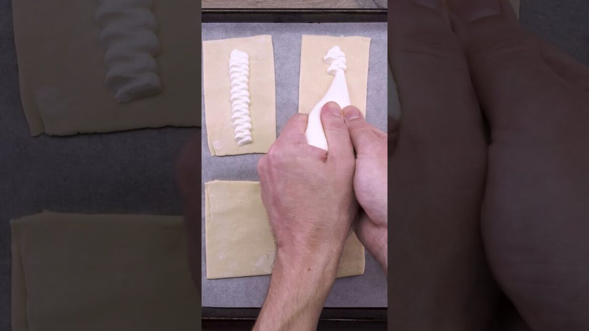 Puff pastry  #food #baking #recipe