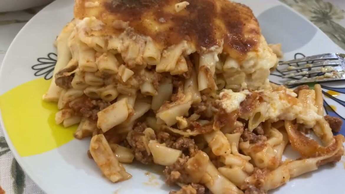 HOW TO MAKE PASTITSIO (Greek lasagna) so delicious ￼￼