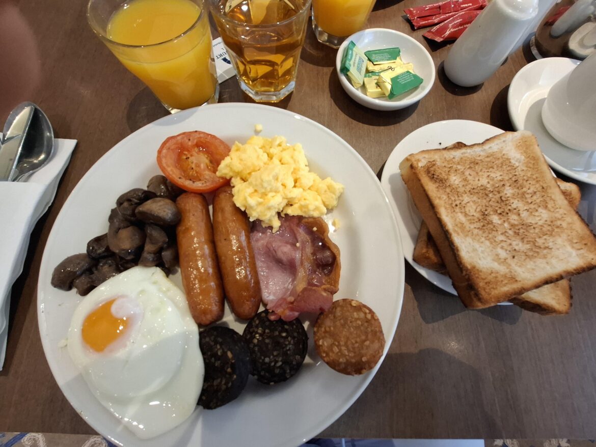 Buffet fryup in Kilkenny