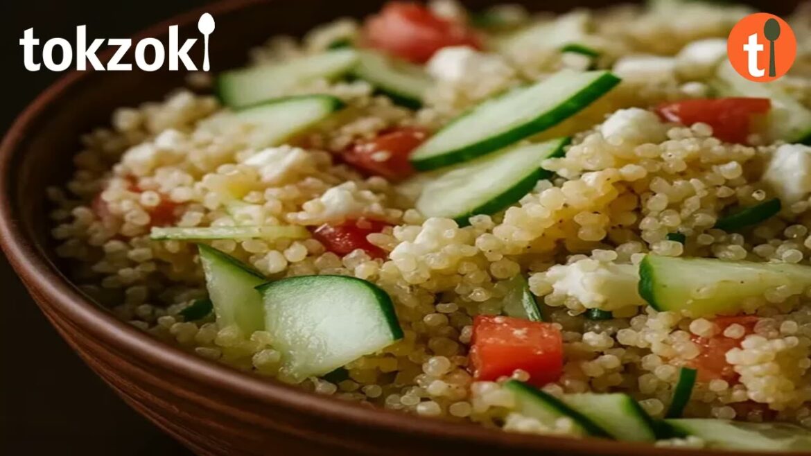 Quinoa Summer Salad with Feta | Mediterranean Quinoa Salad