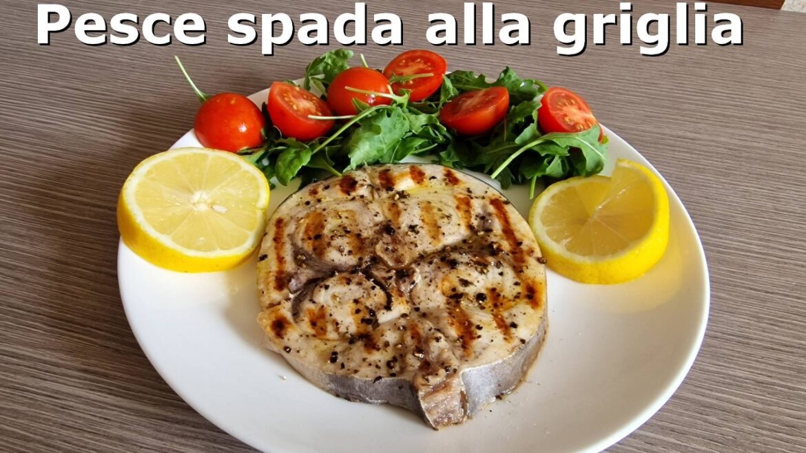 Pesce spada alla griglia. Bistecca di spada sulla piastra in ghisa. Come fare Morbido e succoso Pesce spada alla griglia. Bistecca di spada sulla piastra in ghisa. Come fare Morbido e succoso
