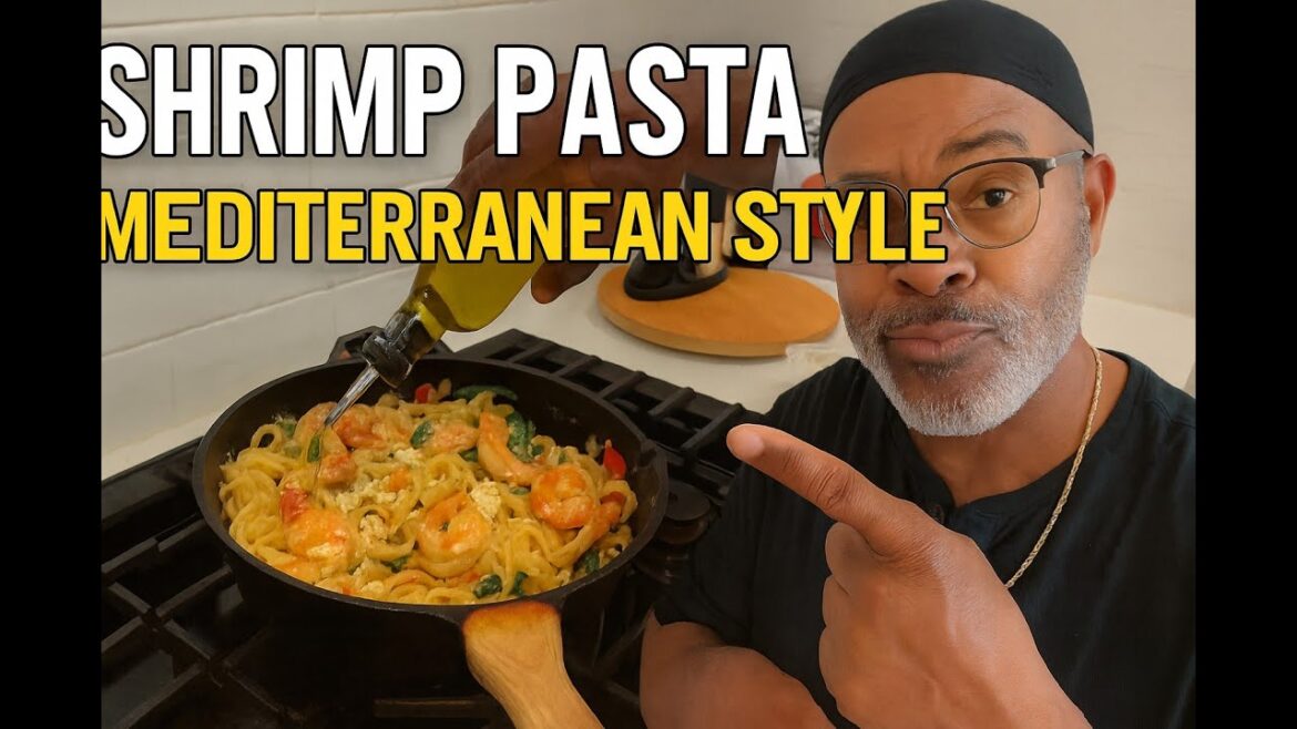 Shrimp Pasta I Mediterranean style Shrimp Pasta I Mediterranean style