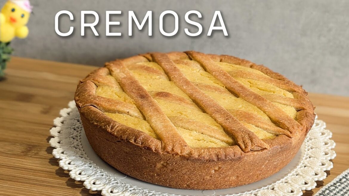 Pastiera Cremosa senza Grano cotto e senza Riso - Ricetta Facile senza burro