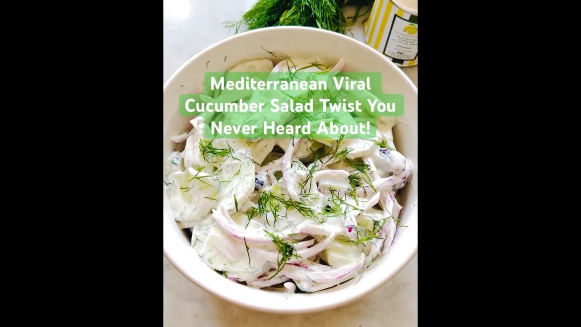 The Ultimate Viral Mediterranean Cucumber Salad Twist You Don’t Want To Miss! The Ultimate Viral Mediterranean Cucumber Salad Twist You Don't Want To Miss!
