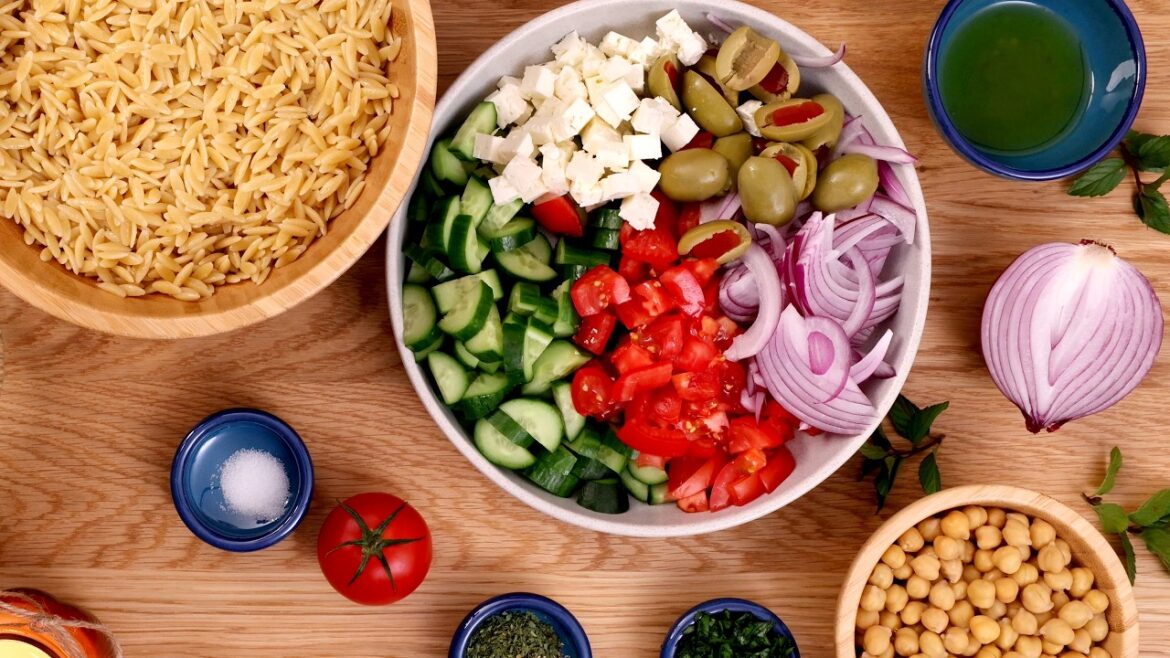Easy Orzo Pasta Salad Recipe