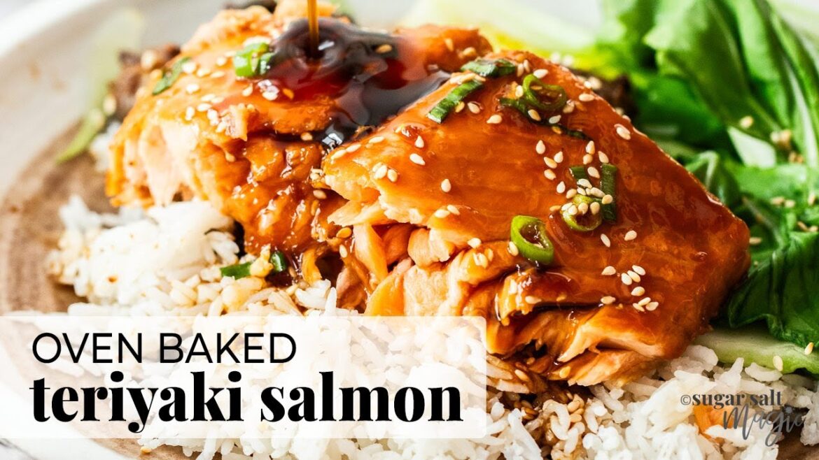 Oven Baked Teriyaki Glazed Salmon
