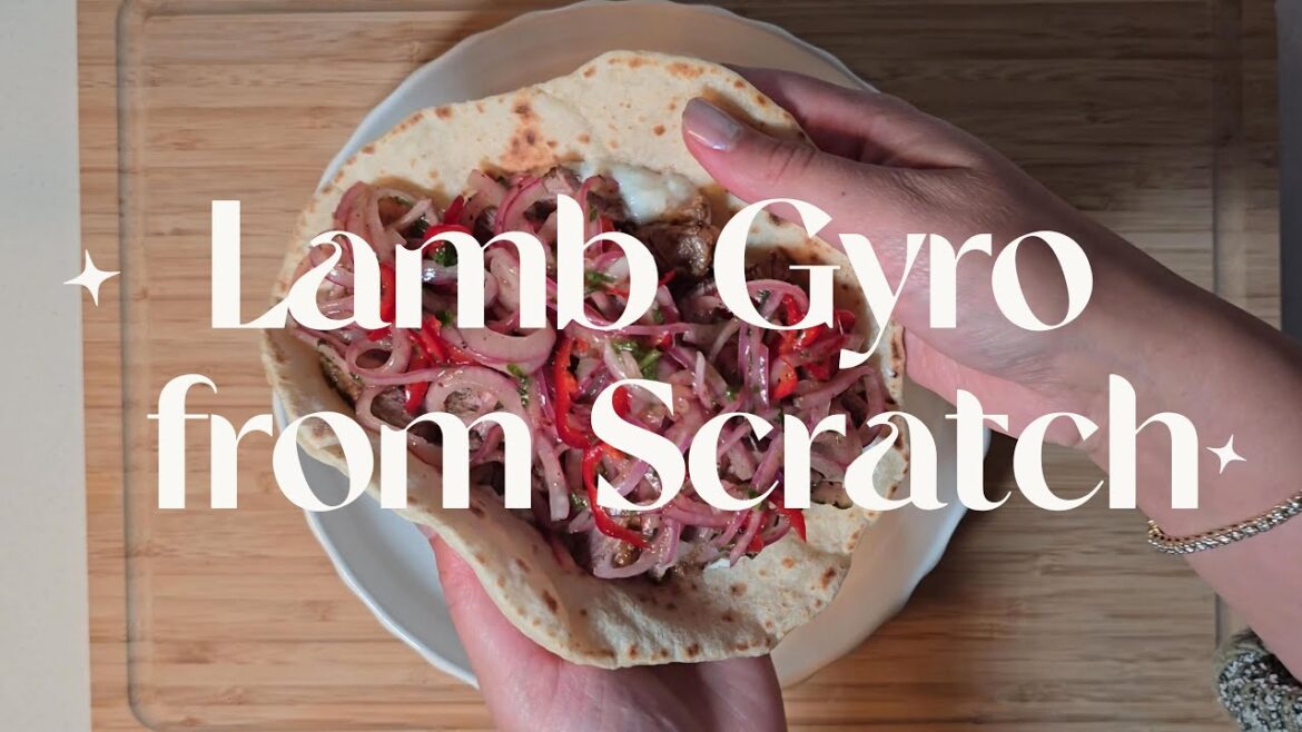 Let’s Make Lamb Gyros at Home | Pickled Onions, Tzatziki, and Homemade Flatbread Let's Make Lamb Gyros at Home | Pickled Onions, Tzatziki, and Homemade Flatbread