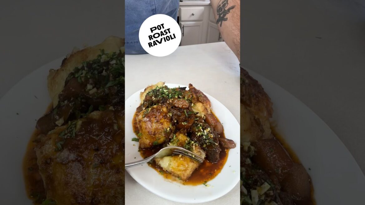 Kale Pesto Gnocchi and Pot Roast Ravioli #recipe #pasta #cooking #italianfood #food